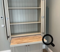 computer unith pull out desk